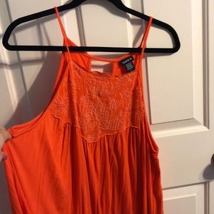 Orange tank top